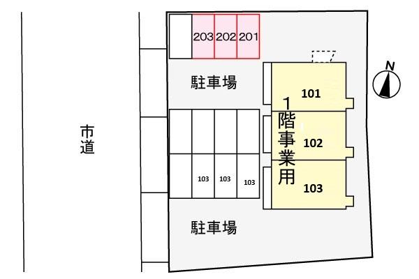 　駐車場配置図