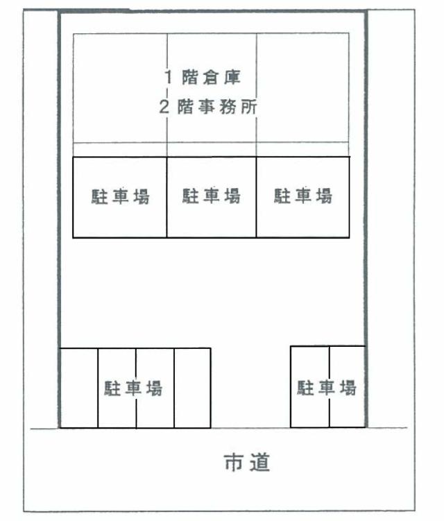 　駐車場配置図　募集区画102号室