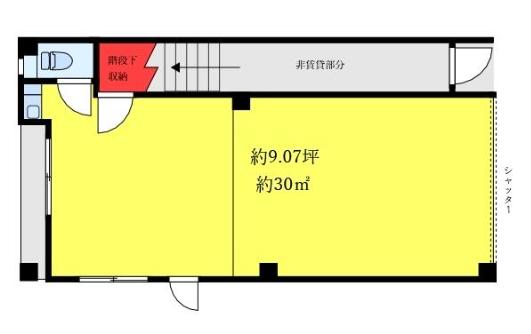 北区十条仲原1　貸店舗一部
