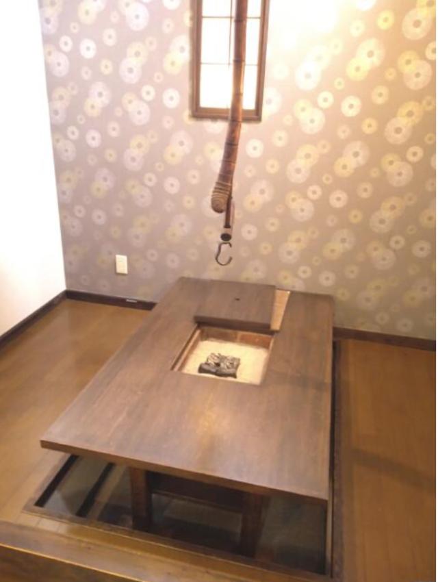 　内装：囲炉裏